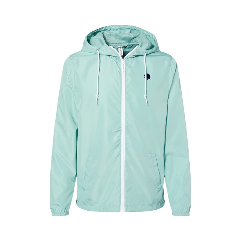 Full-Zip Performance Windbreaker | Seafoam Aqua