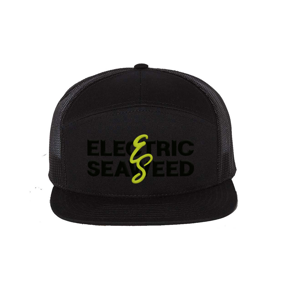 Electric Seaweed Seven-Panel Snapback (Buoy Black)