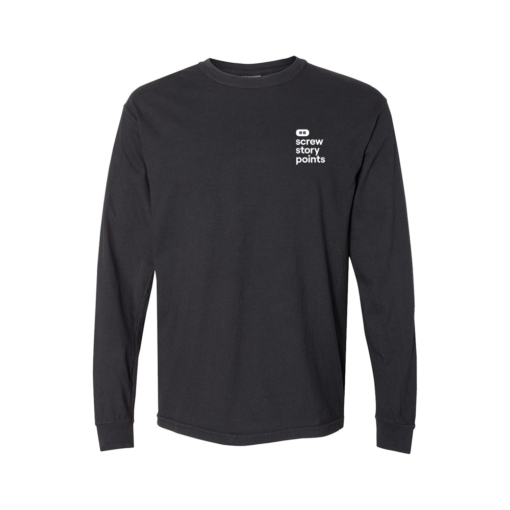Screw Story Points Long Sleeve Tee (Buoy Black)