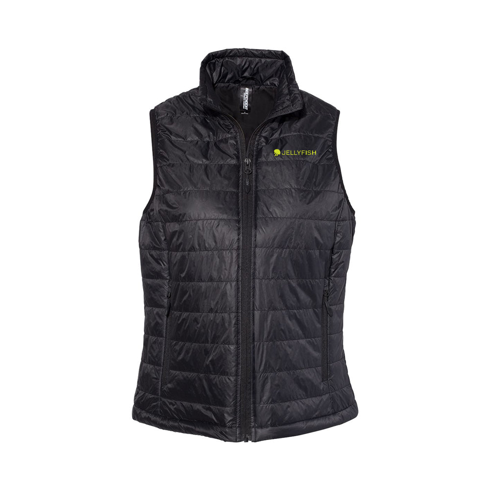 Women's Puffer Vest (Buoy Black)