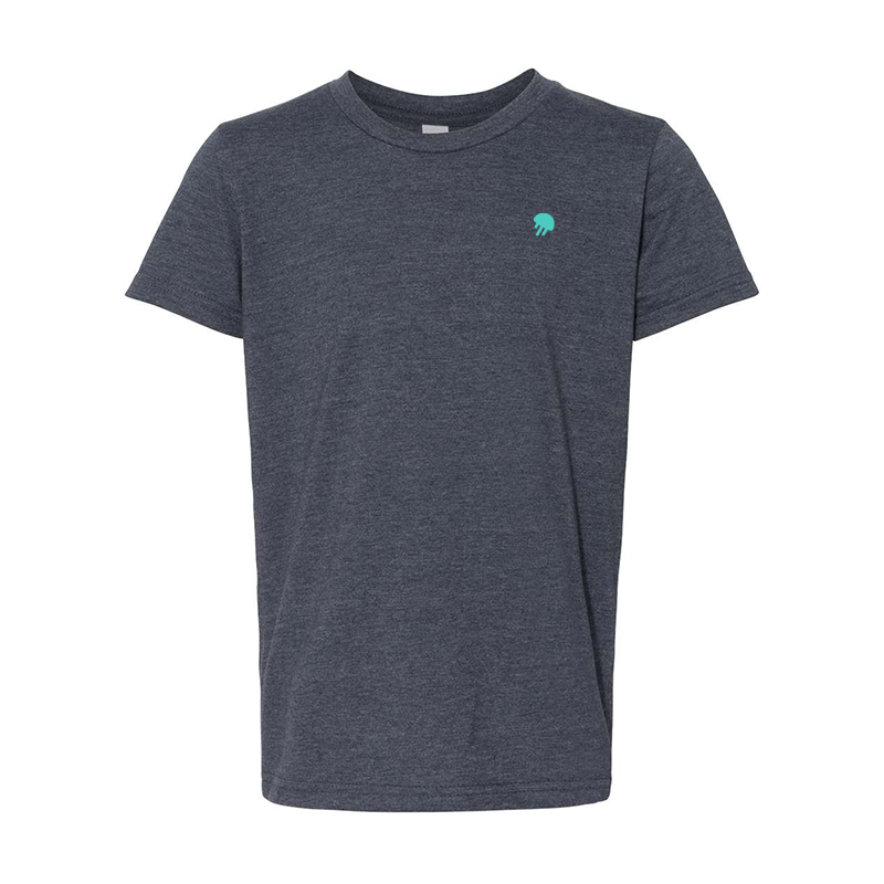 Youth Jellyfish Tee (Heather Deep Sea Navy)
