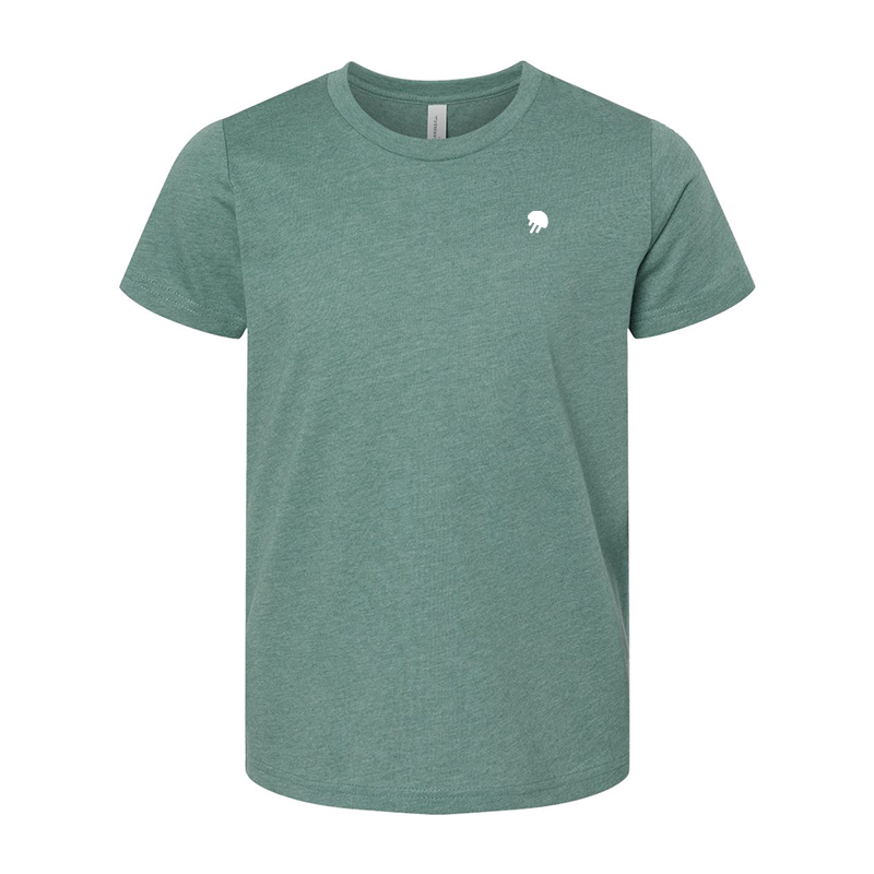 Youth Jellyfish Tee (Heather Tentacle Teal)