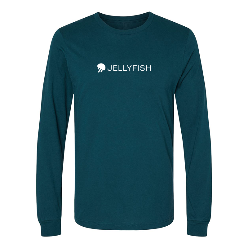 Classic Jellyfish Long Sleeve Tee (Seafoam Aqua)