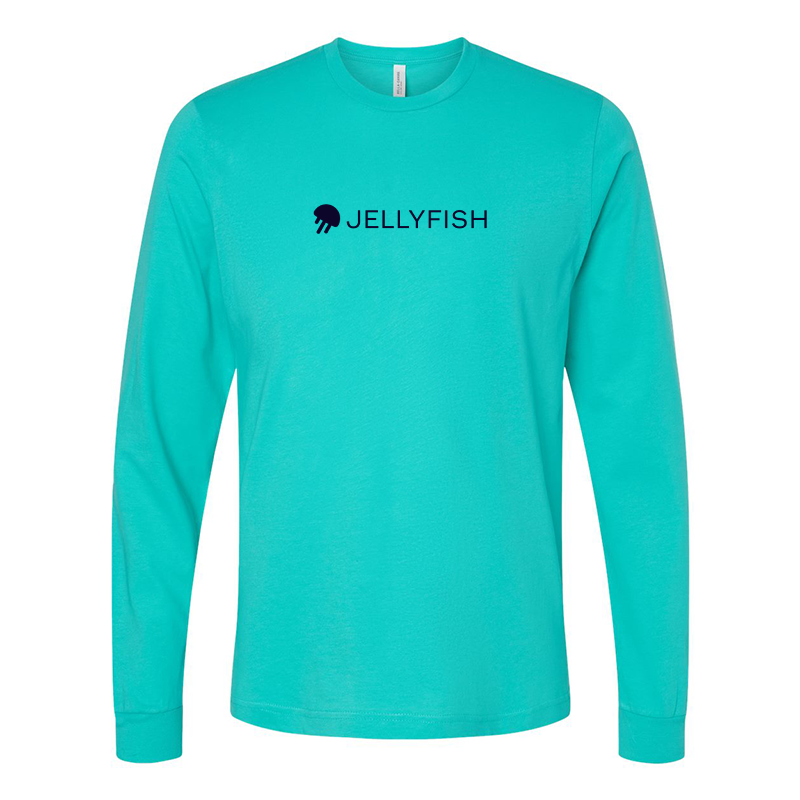 Classic Jellyfish Long Sleeve Tee (Tentacle Teal)
